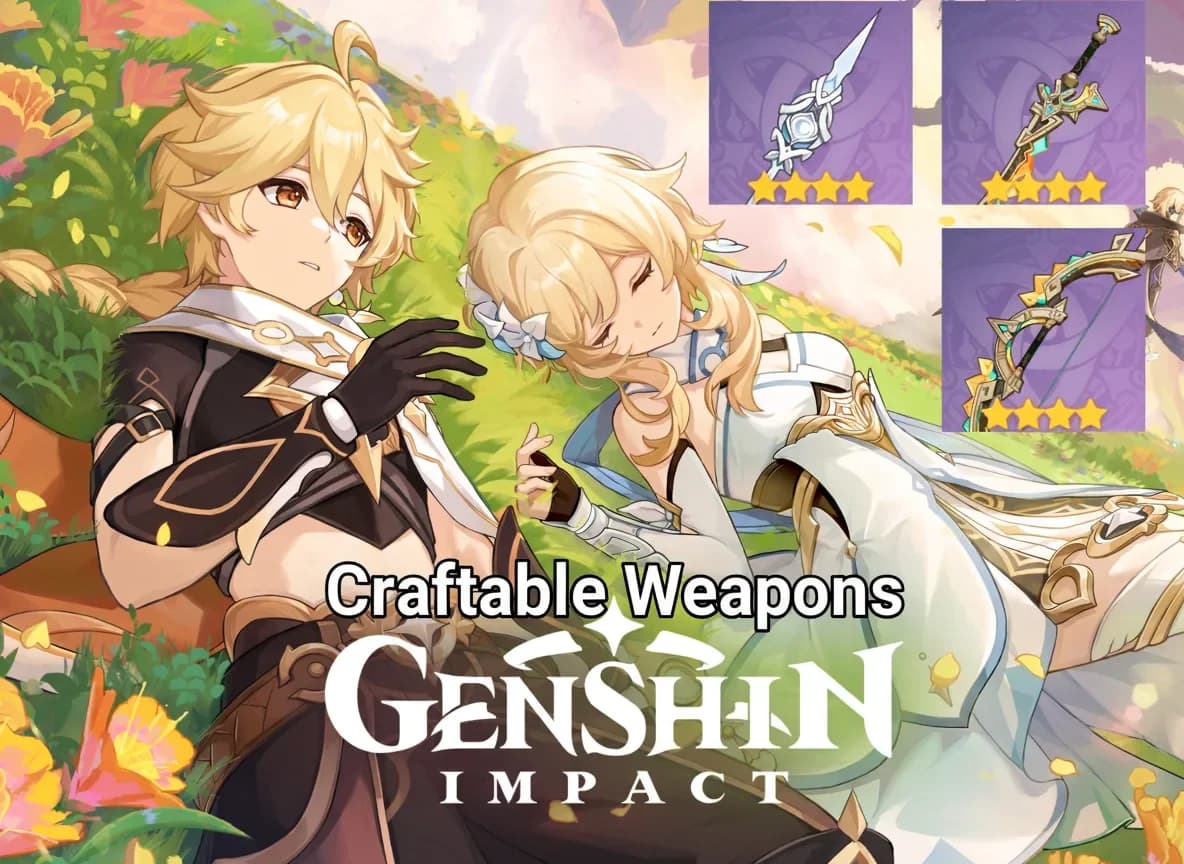 genshin impact craftable weapons