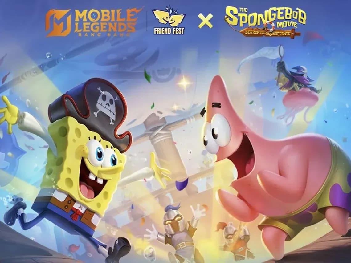 mobile legends bang bang x spongebob